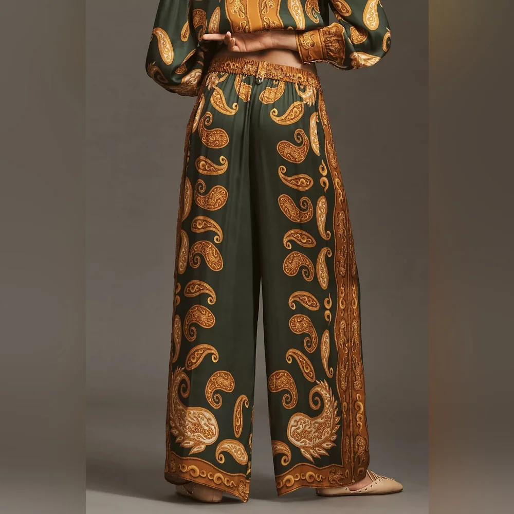 Farm Rio Printed Wide-Leg Pants - Picture 4 of 4